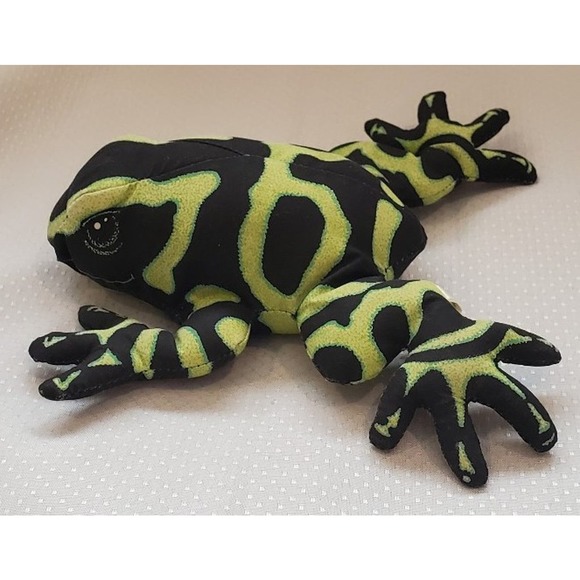 Vintage 1990 Weighted Determind Productions Dart Frog Plush - Picture 2 of 10